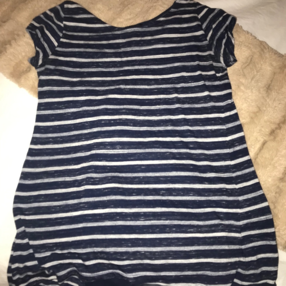 Boutique Stripe Shirt, Sheer Backing